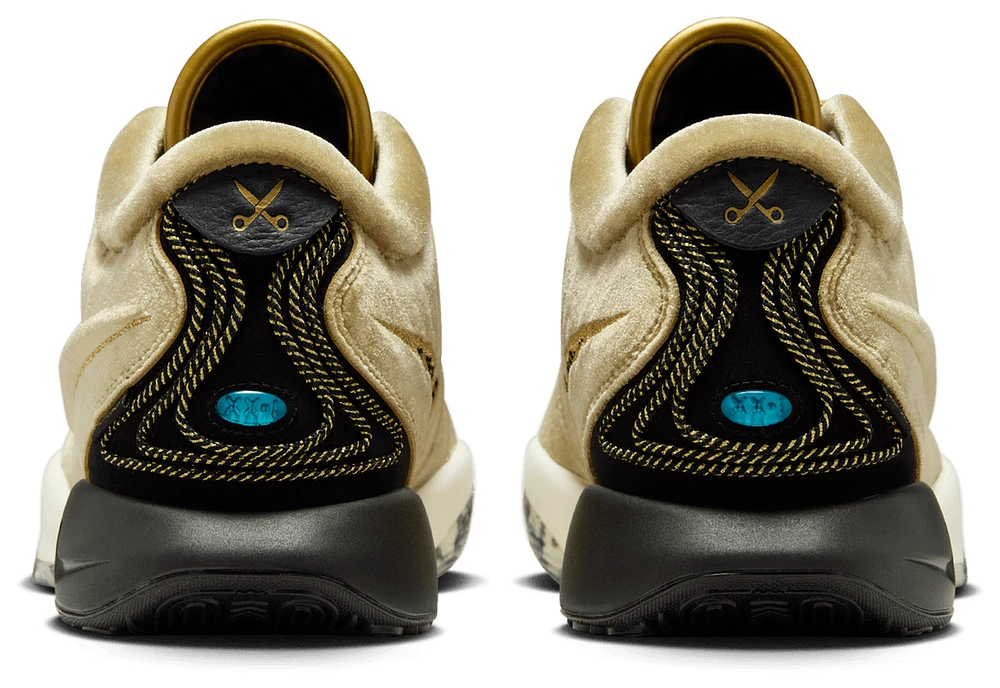Nike Mens Lebron XXI - Basketball Shoes Metallic Gold/Black/Gum Medium Brown