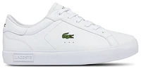 Lacoste Boys POWERCOURT 0721 - Boys' Grade School Shoes Natural/White