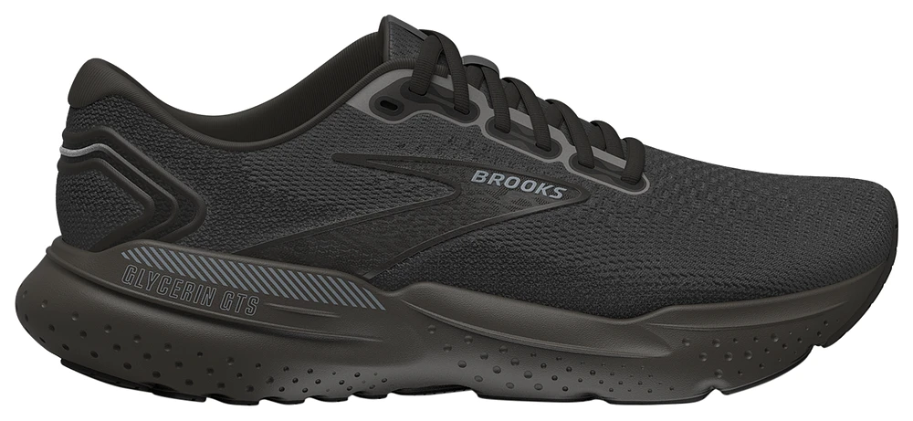 Brooks Mens Glycerin GTS 21 - Running Shoes Black/Black