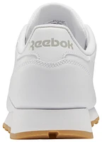 Reebok Mens Reebok Classic Leather - Mens Running Shoes White/White Size 08.0