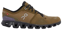 On Mens On Cloud X - Mens Running Shoes Olive/Black/Purple Size 10.0