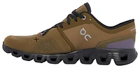 On Mens Cloud X - Running Shoes Olive/Black/Purple