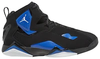 Jordan Mens Jordan True Flight - Mens Basketball Shoes Black/White/Game Royal Size 12.0