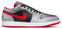 Jordan Mens AJ 1 Low - Basketball Shoes Red/Grey/Black