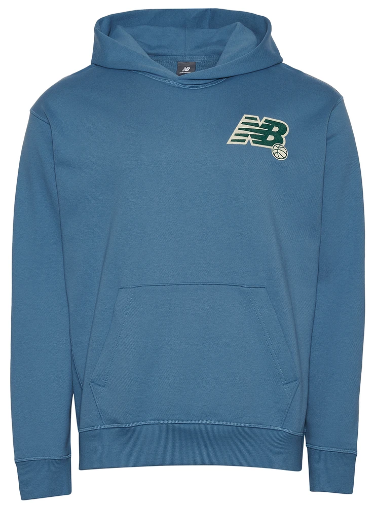 New Balance Mens Athletics Relaxed 550 League Hoops Hoodie - Heron Blue