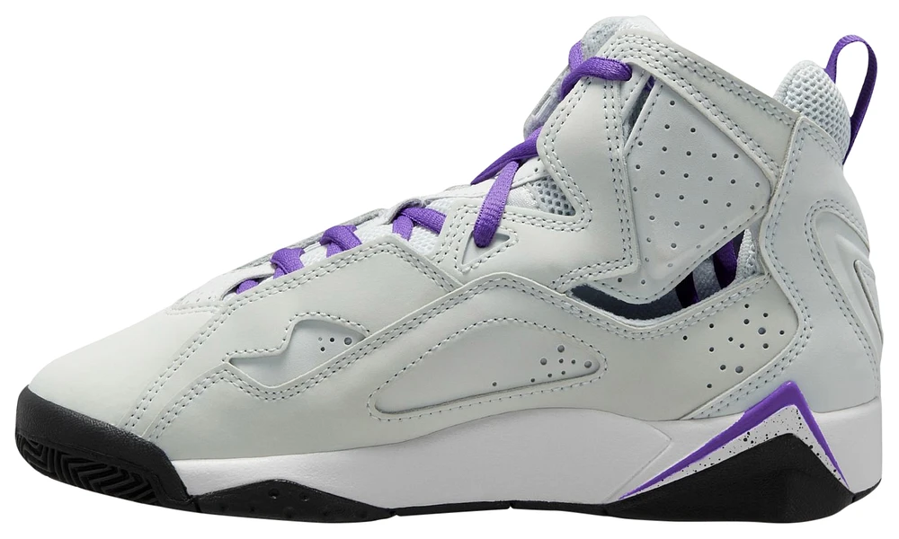 Jordan Girls True Flight - Girls' Grade School Shoes Purple/Grey