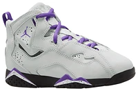 Jordan Girls True Flight - Girls' Preschool Basketball Shoes Purple/Grey