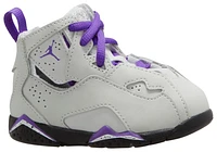 Jordan Girls True Flight - Girls' Toddler Shoes Purple/Grey