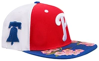 Pro Standard Pro Standard Phillies State Flower Brim Wool Snapback - Adult Red/White/Navy Size One Size