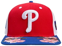 Pro Standard Pro Standard Phillies State Flower Brim Wool Snapback - Adult Red/White/Navy Size One Size