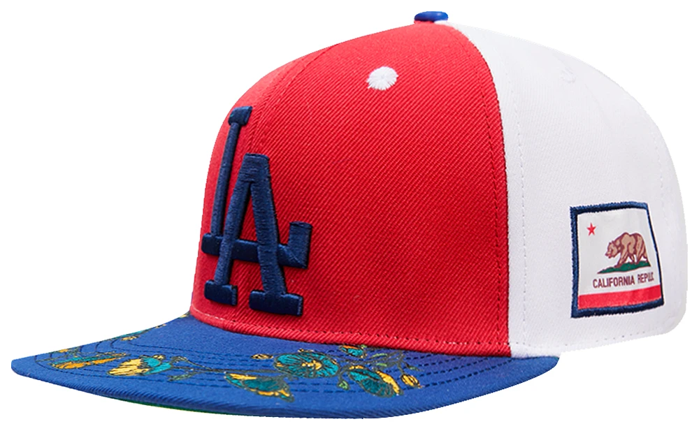 Pro Standard Pro Standard Dodgers State Flower Brim Wool Snapback