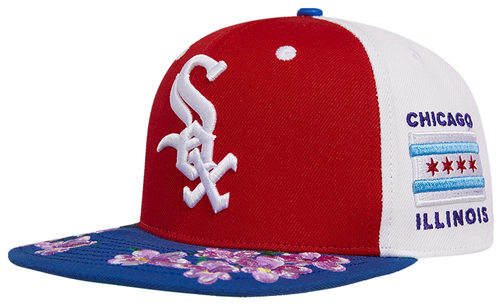 Pro Standard Pro Standard White Sox State Flower Brim Wool Snapback