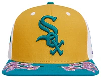 Pro Standard Pro Standard White Sox State Flower Brim Wool Snapback - Adult Yellow/White/Teal Size One Size