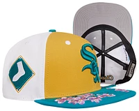 Pro Standard Pro Standard White Sox State Flower Brim Wool Snapback - Adult Yellow/White/Teal Size One Size