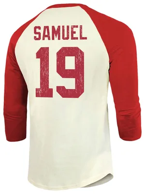 Fanatics Mens Deebo Samuel Fanatics 49ers 3/4 Sleeve T-Shirt
