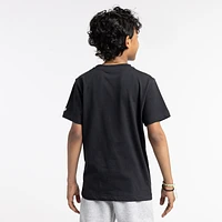 New Balance Boys Core Logo T-Shirt - Boys' Grade School Black/White