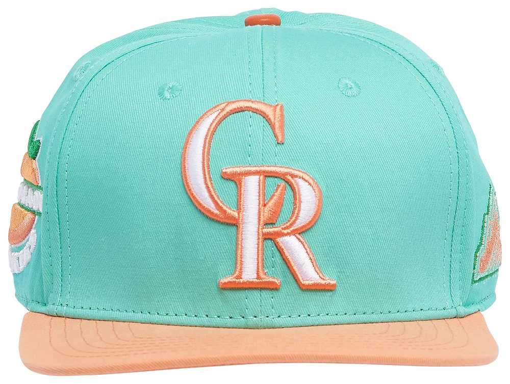 Pro Standard Pro Standard Rockies Food Pack Wool Snapback - Adult Orange/Mint/White Size One Size