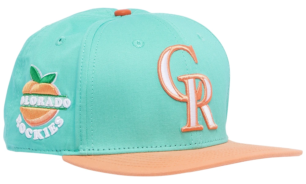 Pro Standard Pro Standard Rockies Food Pack Wool Snapback - Adult Orange/Mint/White Size One Size