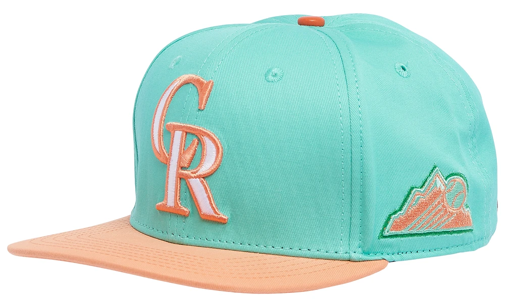 Pro Standard Pro Standard Rockies Food Pack Wool Snapback - Adult Orange/Mint/White Size One Size