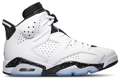 Jordan Mens Retro 6 - Basketball Shoes White/Black