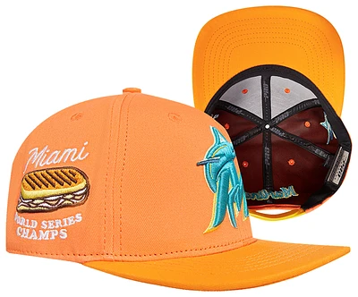 Pro Standard Pro Standard Marlins Food Pack Wool Snapback - Adult Yellow/Peach/Blue Size One Size