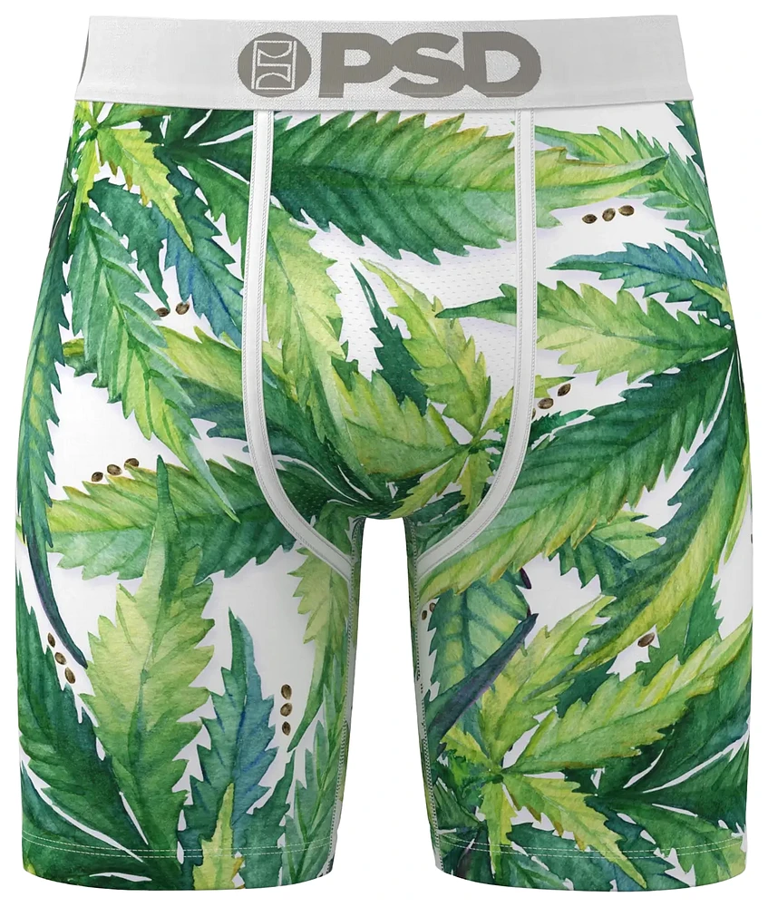 PSD Mens Seeds and Stems Underwear - Green/White