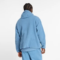 New Balance Mens Hoops Sherpa Top - Blue/White