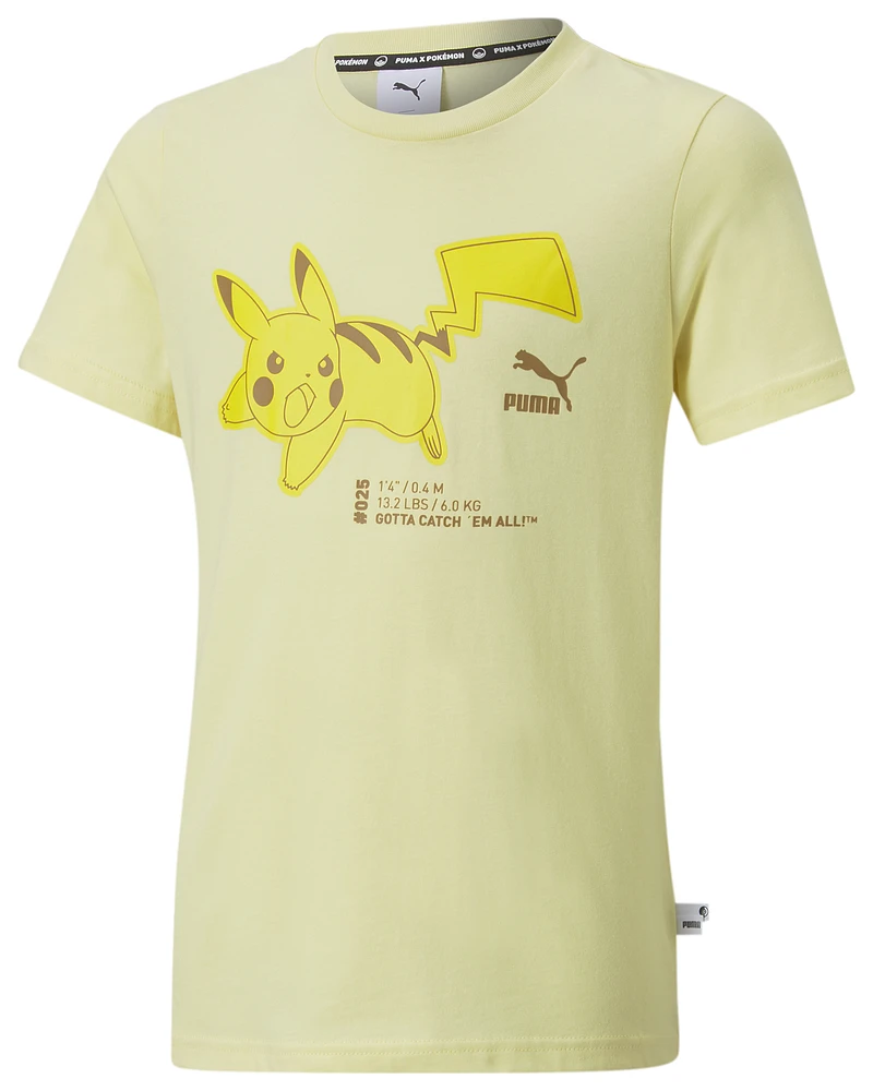 PUMA Pikachu T-Shirt  - Boys' Grade School