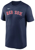 Nike Mens Nike Red Sox Wordmark Legend T-Shirt - Mens Navy/Navy Size M