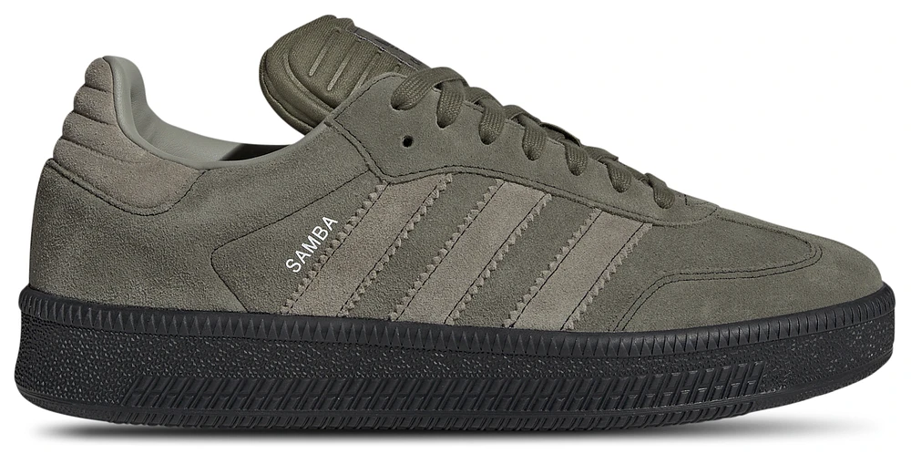 adidas Originals Mens Samba XLG - Shoes Olive Strata/Silver Pebble/Silver Pebble