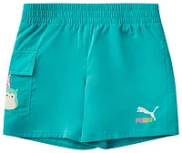 PUMA Girls PUMA x Squishmallows 2PC T-Shirt/Shorts Set - Girls' Toddler White/Teal Size 2T