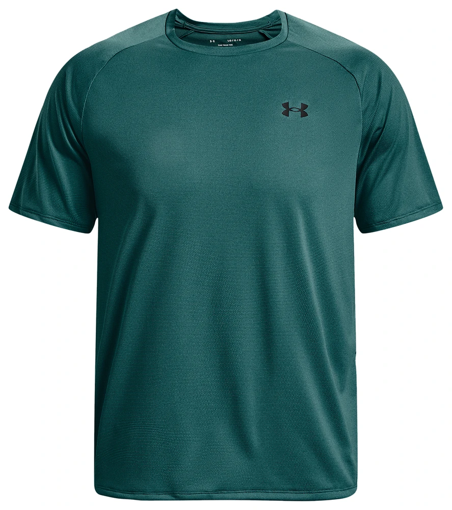 Under Armour Mens Under Armour Tech 2.0 Short Sleeve Novelty T-Shirt - Mens Black/Teal Size S