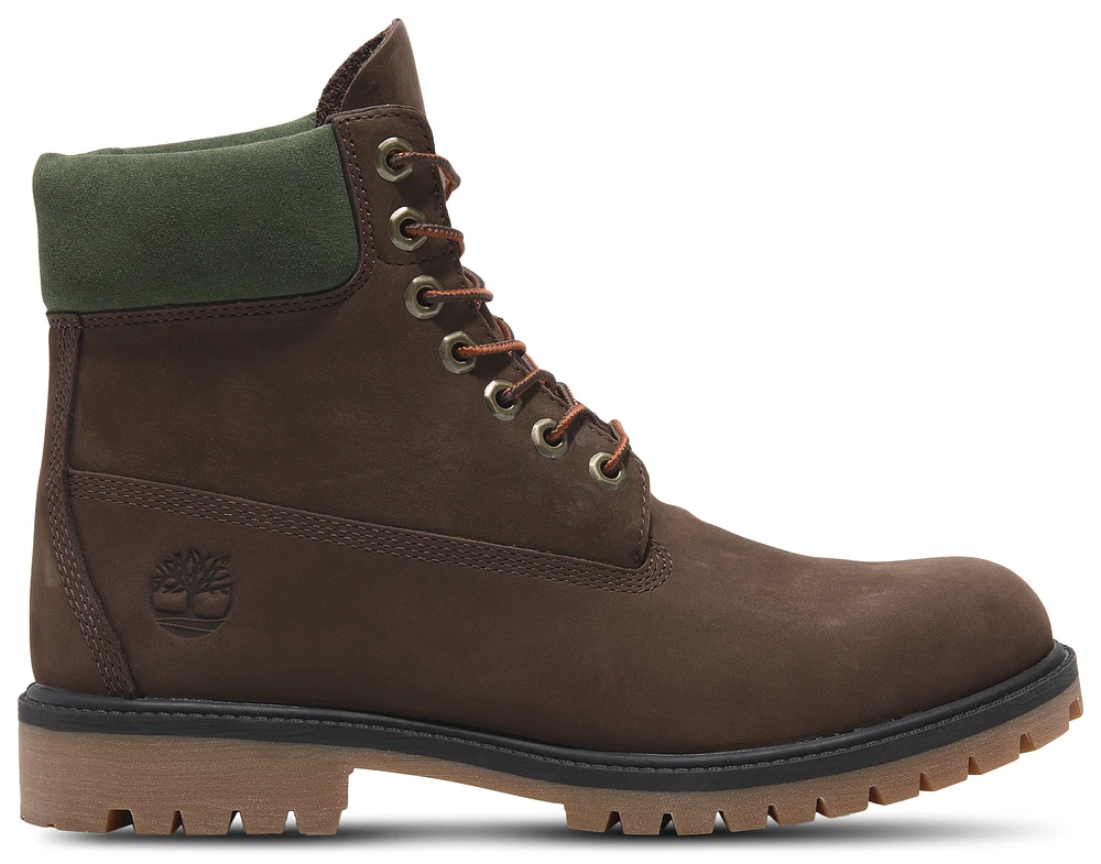 Timberland Mens 6" Premium Waterproof Boots - Beef and Broccoli Brown/Green