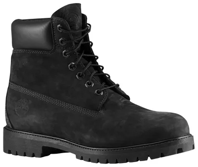 Timberland Mens 6" Premium Waterproof Boots - Jet Black/Black