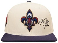 Pro Standard Pro Standard Pelicans Championship Evolution Wool Snapback - Adult Eggshell/Midnight Navy Size One Size