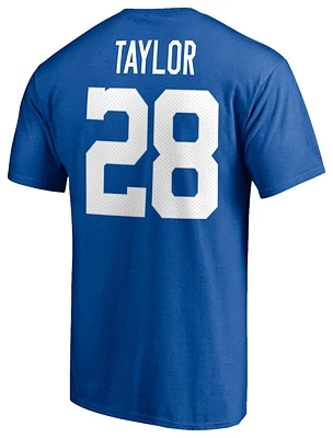 Fanatics Mens Jonathan Taylor Fanatics Colts Icon Name & Number T-Shirt