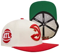 Pro Standard Pro Standard Hawks Championship Evolution Wool Snapback - Adult Eggshell/Red Size One Size