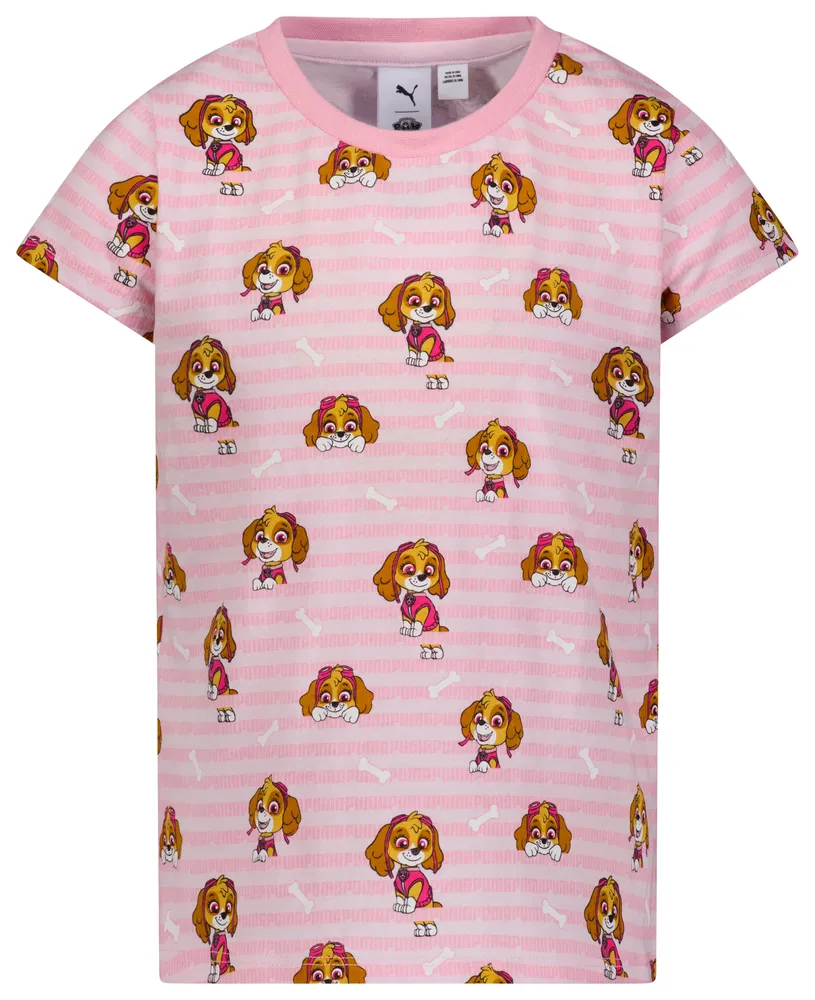 PUMA Girls Paw Patrol T-Shirt - Girls\' Preschool Pink/Multi | Foxvalley Mall