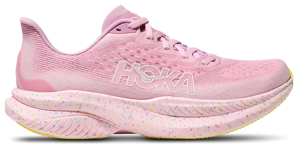 HOKA Womens HOKA Mach 6 - Womens Shoes Lemonade/Pink Twilight Size 09.0