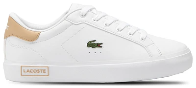 Lacoste Boys Lacoste POWERCOURT 124 - Boys' Grade School Shoes Open White/Multi Size 03.0