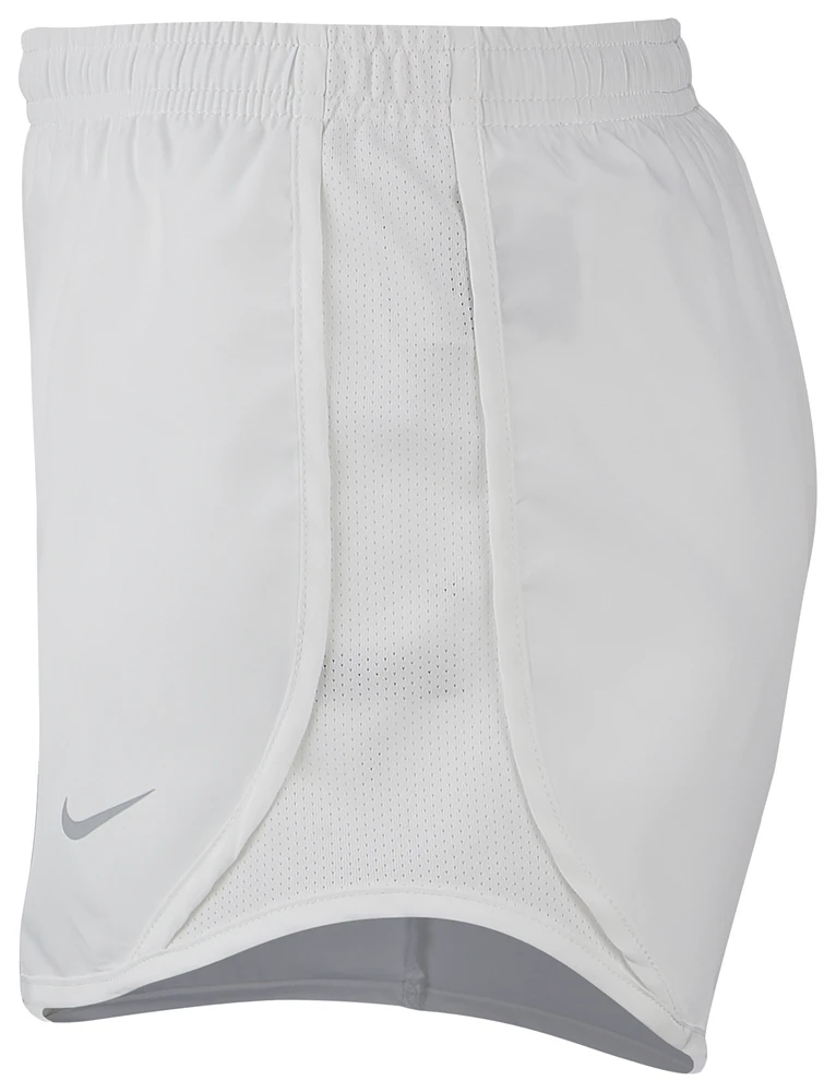 Nike Girls Nike Tempo Shorts - Girls' Grade School White/White/White Size L