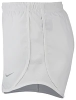 Nike Girls Tempo Shorts - Girls' Grade School White/White/White