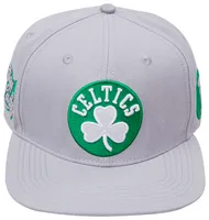 Pro Standard Celtics Multi Logo Wool Snapback Hat - Men's