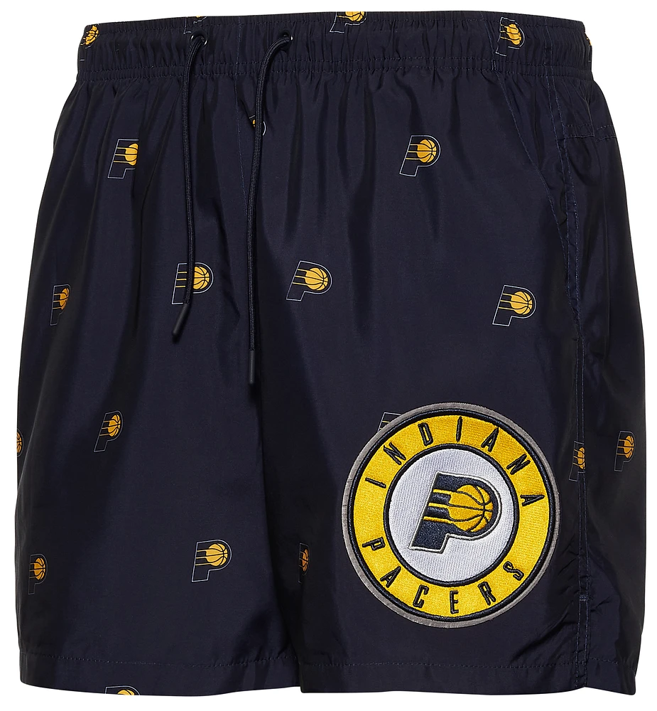 Pro Standard Mens Pro Standard Pacers Mini Logo Woven Short - Mens Navy/Navy Size L