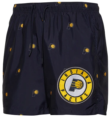 Pro Standard Mens Pro Standard Pacers Mini Logo Woven Short - Mens Navy/Navy Size L