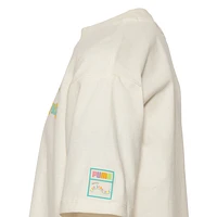 PUMA Girls PUMA x Squishmallows Jersey Fashion T-Shirt - Girls' Grade School Teal/White Size S