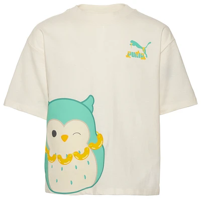 PUMA Girls PUMA x Squishmallows Jersey Fashion T-Shirt - Girls' Grade School Teal/White Size S