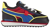 PUMA Boys Future Rider Smiley - Boys' Toddler Shoes Black/Red/Blue