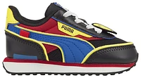 PUMA Boys Future Rider Smiley - Boys' Toddler Shoes Black/Red/Blue