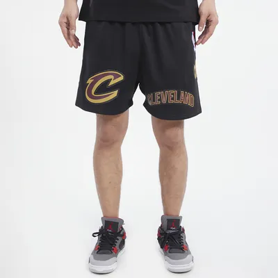Pro Standard Mens Cavaliers Mesh Shorts - Black/Black